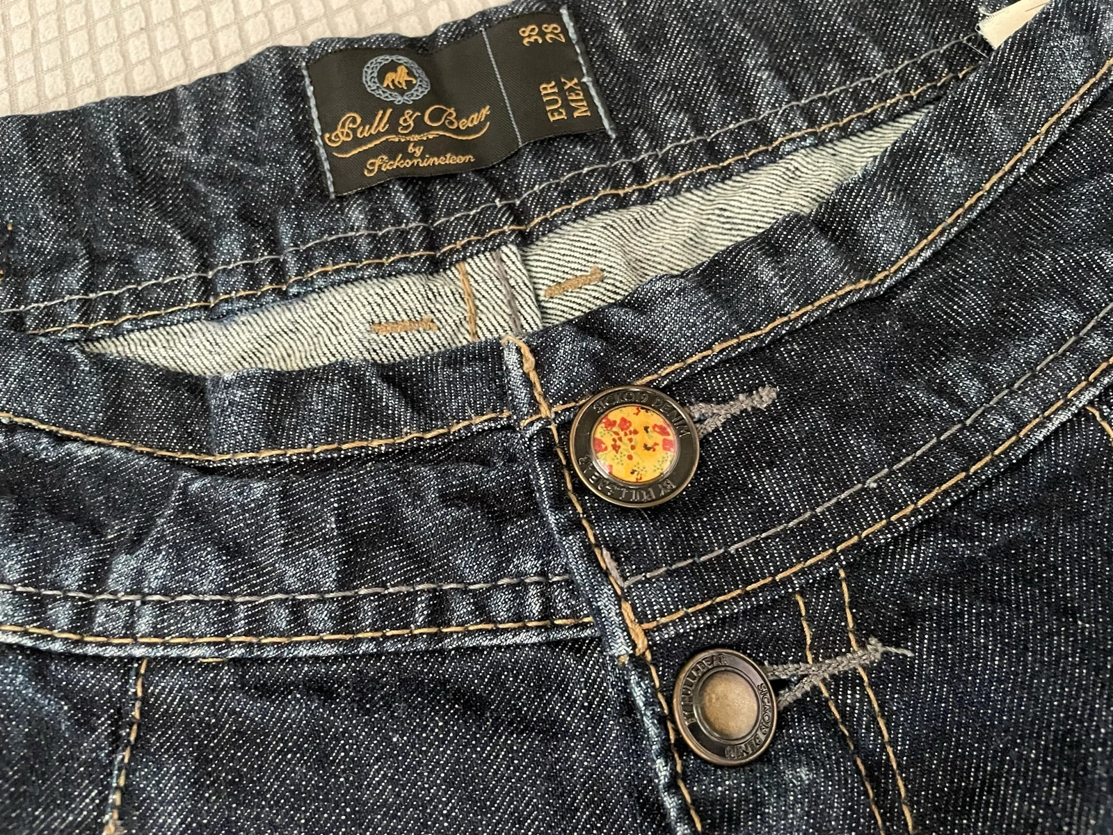y2k Lage taille raw denim shorts brat zomer – photo 5